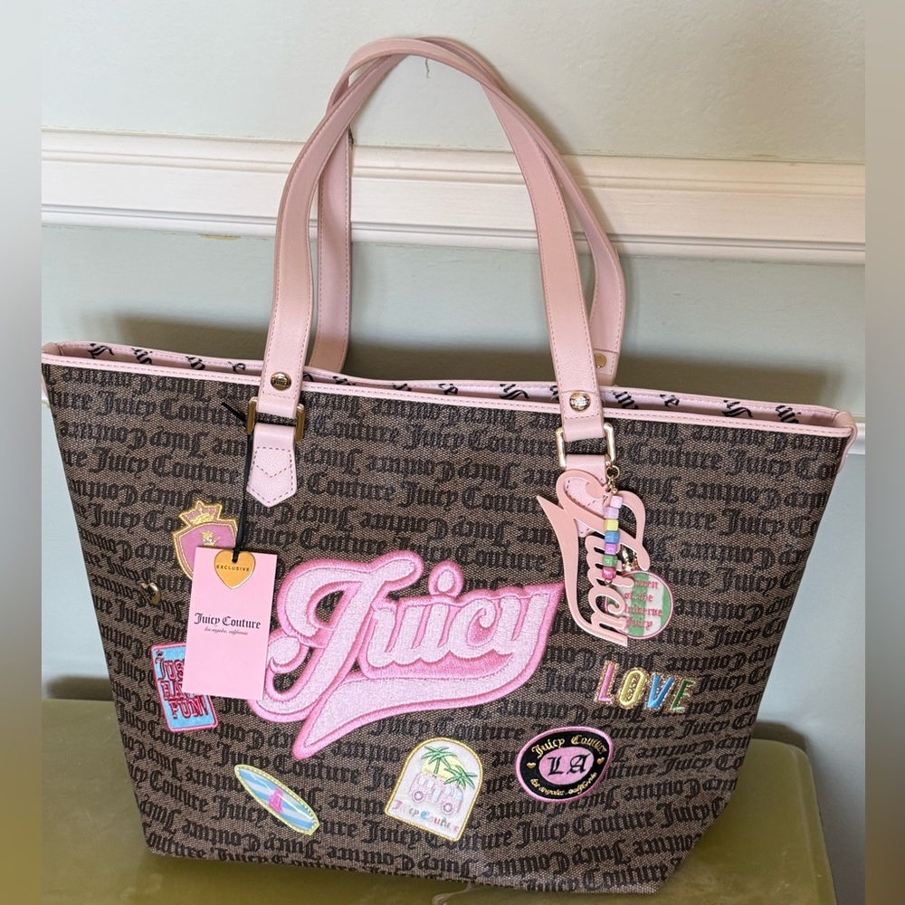 Juicy Couture Run The World Tote Bag